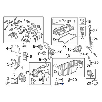 Dodge OE - Engine Oil Pan Nut
