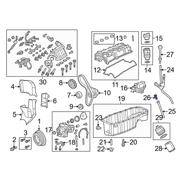 Dodge OE 4892702AB Engine Oil Dipstick Tube Seal