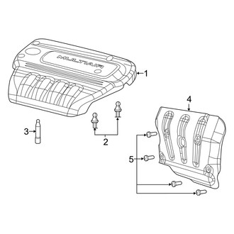Dodge OE - Engine Appearance Cover (2.4L)