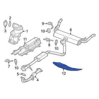 Dodge OE - Right Floor Pan Heat Shield