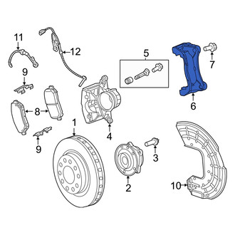 Dodge OE - Front Disc Brake Caliper Bracket