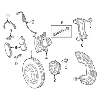 Dodge OE - Front Suspension - Brake Components