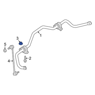 Dodge OE - Suspension Stabilizer Bar Bracket Nut
