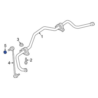 Dodge OE - Suspension Stabilizer Bar Bracket Nut
