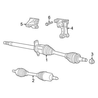 Dodge OE - Front Suspension - Drive Axles