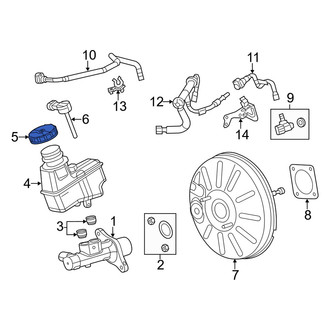 Dodge OE - Brake Master Cylinder Reservoir Cap