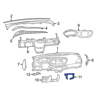 Dodge OE - Instrument Panel Trim Panel