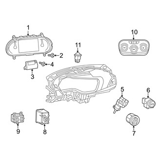 Dodge OE - Instrument Panel - Cluster & Switches