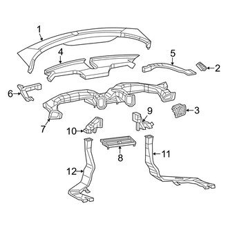 Dodge OE - Instrument Panel - Ducts