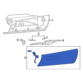 Dodge OE - Front Glove Box Door