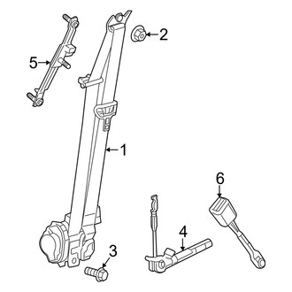 Dodge OE - Restraint Systems - Front Seat Belts