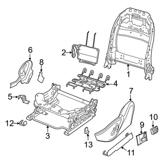 Dodge OE - Seats & Tracks - Tracks & Components (Drivers, Power)