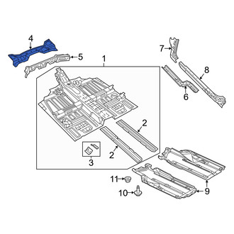 Dodge OE - Front Floor Pan Crossmember