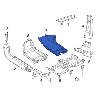 Dodge OE - Front Right Floor Carpet