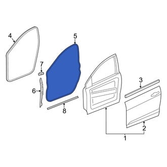 Dodge OE - Front Left Door Seal