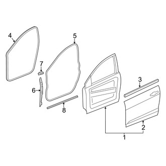 Dodge OE - Front Door - Door & Components