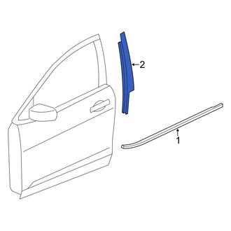 Dodge OE - Front Right Door Applique