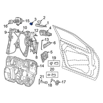 Dodge OE - Front Left Exterior Door Handle Cover