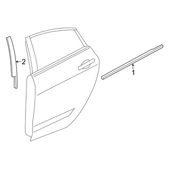 Dodge OE - Rear Door - Exterior Trim