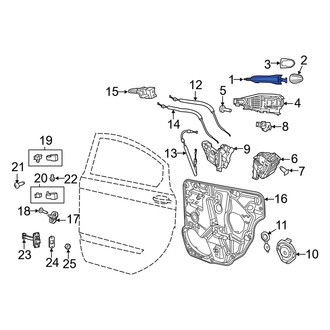 Dodge OE - Front Outer Exterior Door Handle