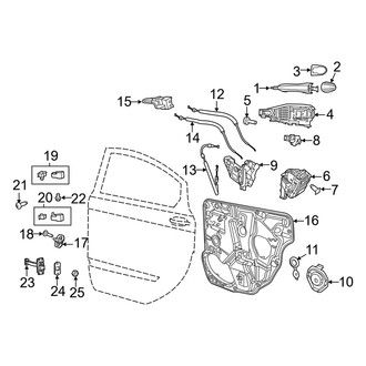 Dodge OE - Rear Door - Lock & Hardware