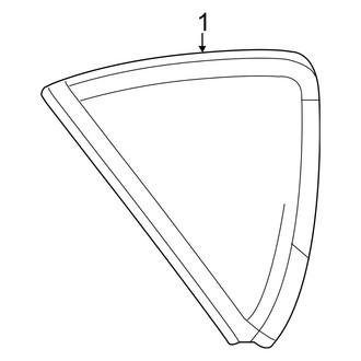 Dodge OE - Quarter Panel - Glass