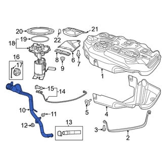 Dodge OE - Lower Fuel Tank Filler Neck