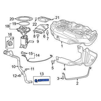 Dodge OE - Lower Fuel Tank Filler Neck