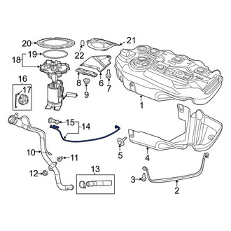 Dodge OE - Fuel Tank Vent Hose