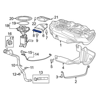 Dodge OE - Fuel Tank Skid Plate