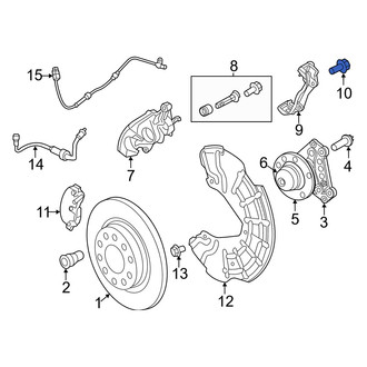 Dodge OE - Disc Brake Caliper Anchor Plate Bolt