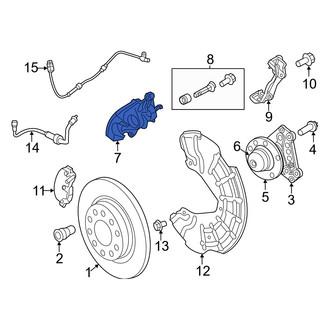 Dodge OE - Rear Right Disc Brake Caliper