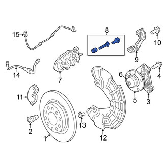 Dodge OE - Rear Disc Brake Caliper Pin