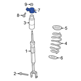 Dodge OE - Rear Left Suspension Shock Absorber Mount