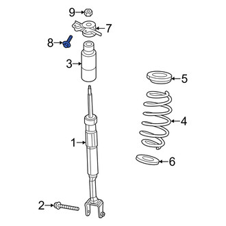 Dodge OE - Suspension Shock Absorber Mounting Bolt