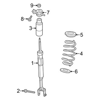 Dodge OE - Rear Suspension - Shocks & Components