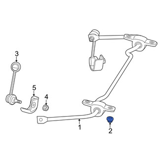 Dodge OE - Suspension Stabilizer Bar Bracket Nut