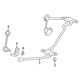 Dodge OE - Rear Suspension - Stabilizer Bar & Components