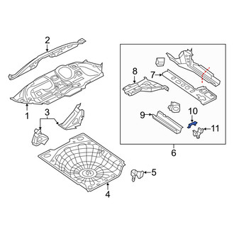 Dodge OE - Rear Frame Stiffener