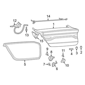 Dodge OE - Trunk Lid - Lid & Components