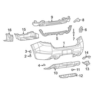 Dodge OE - Rear Bumper - Bumper & Components