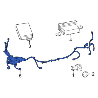 Dodge OE - Rear Parking Aid System Wiring Harness