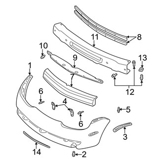 Dodge OE - Front Bumper - Bumper & Components