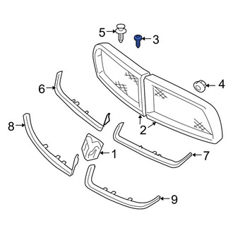 Dodge OE - Lower Grille Screw