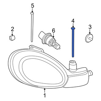 Dodge OE - Inner Headlight Mounting Screw