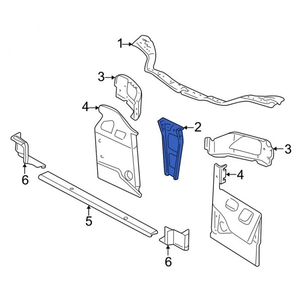 Radiator Support Panel