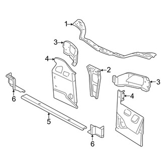 Dodge OE - Radiator Support