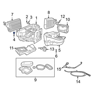 Dodge OE - A/C Evaporator Core Case Bolt