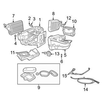 Dodge OE - Air Conditioner & Heater - Evaporator & Heater Components