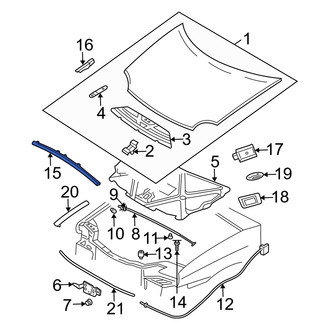 Dodge OE - Hood Seal